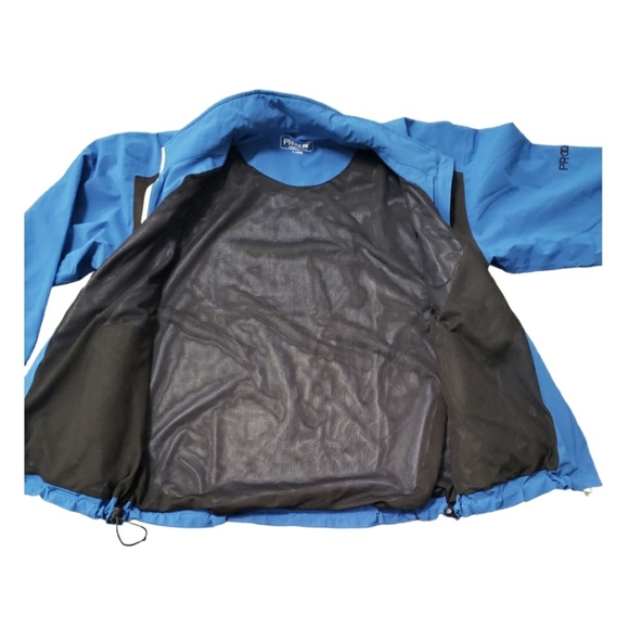 ***NEW*** ProQuip Tourflex Men's Golf Jacket Size XL Blue Waterproof Windproof - Picture 3 of 4